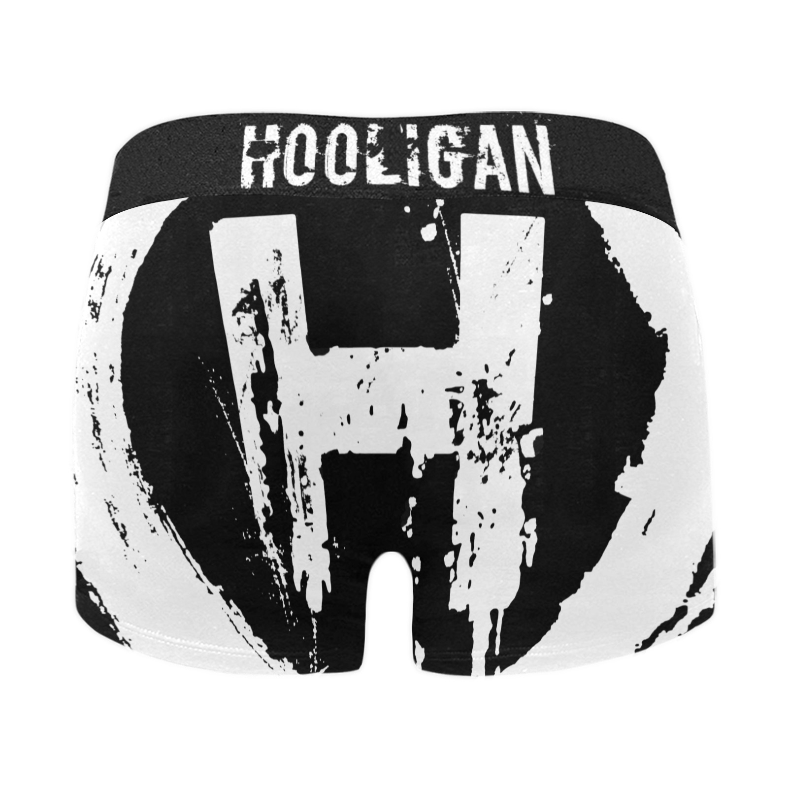 Mens Hooligan Boxer Briefs Men's Boxer Briefs with Custom Waistband(ModelL10) - Image 4