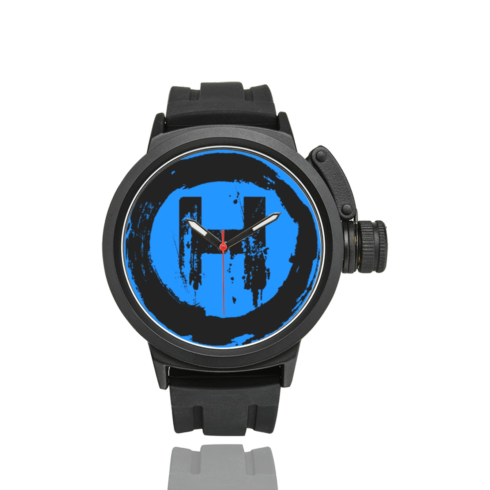 Mens H-Sport Watch (Blue) Men's Sport Watch (Model 309) - Image 2