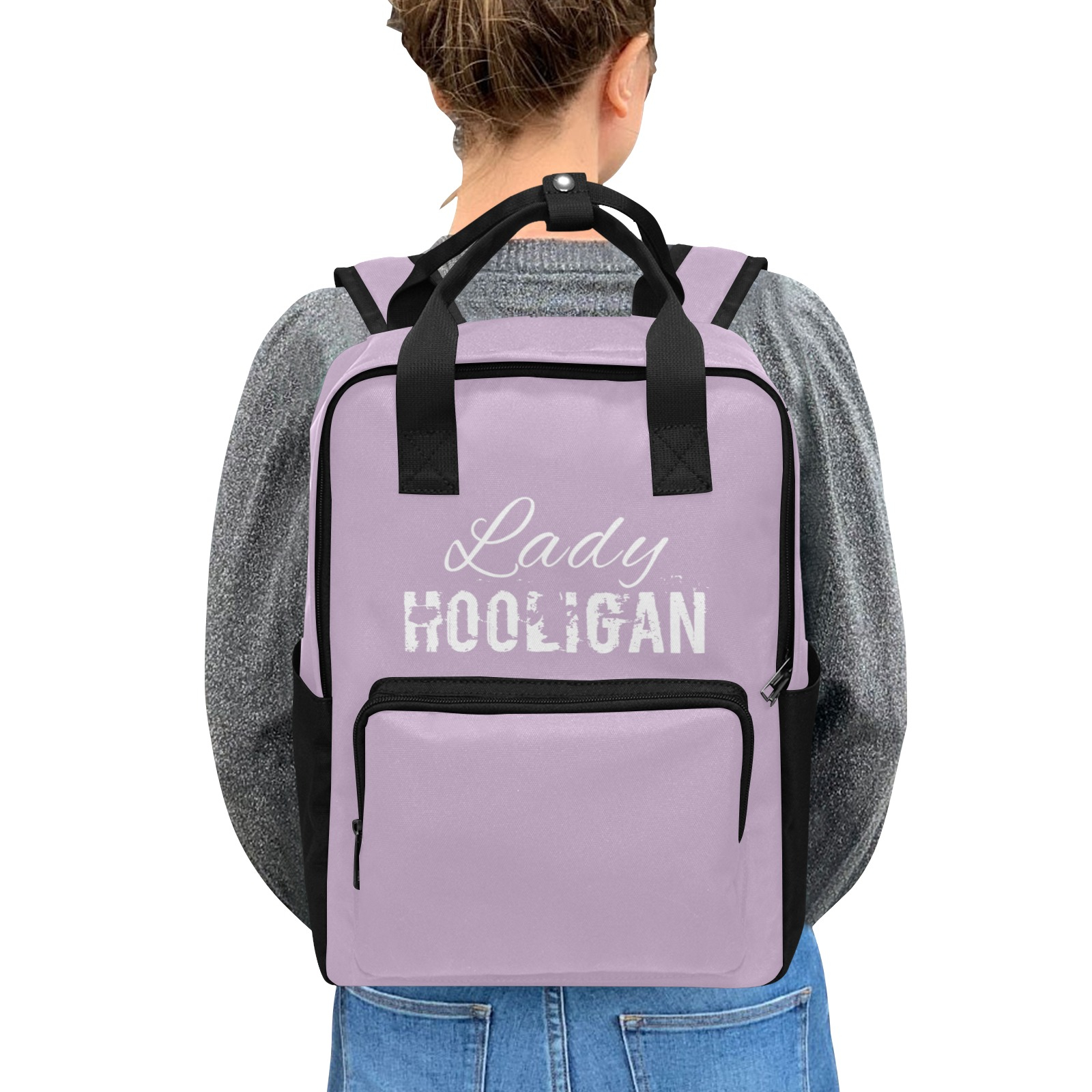 Lady Hooligan Twin Handle Backpack Twin Handle Backpack (Model 1732) - Image 4