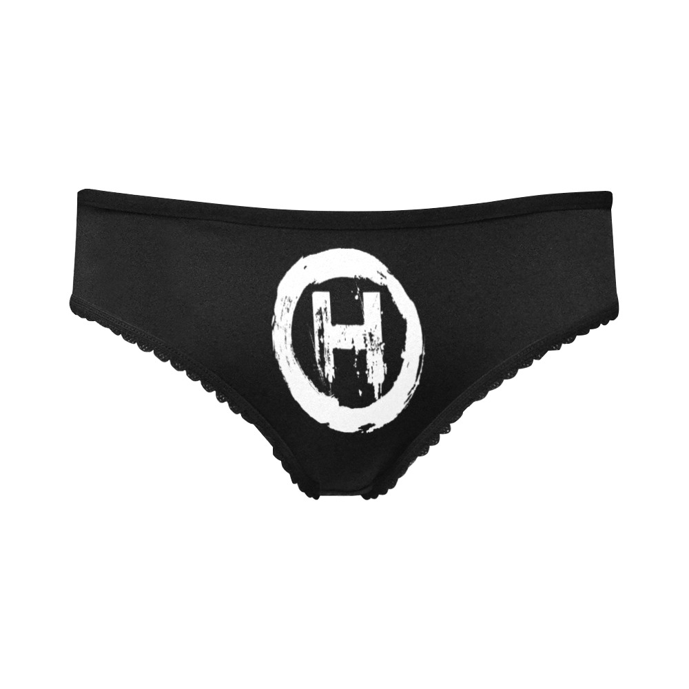 Female Hooligan Unders (Blacked Out) Women's All Over Print High-cut Briefs (ModelL14) (Made In AUS) - Image 3