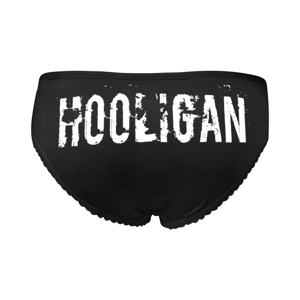 Female Hooligan Unders (Blacked Out) Women's All Over Print High-cut Briefs (ModelL14) (Made In AUS) - Image 4