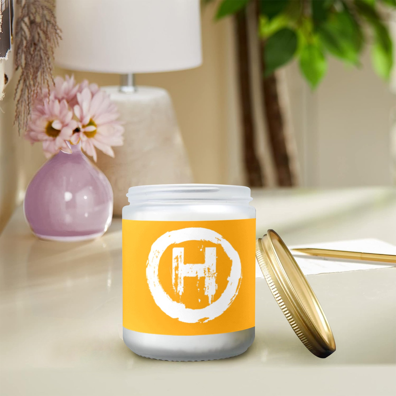 Hooligan Candle (Oranges Color) Custom Scented Candle (Made in Queens) - Image 4