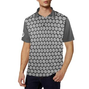 Hooligan Golf-Tee Men's All Over Print Polo Shirt (Model T55)