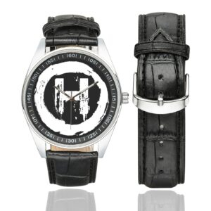 Mens H-Watch Men's Casual  Leather Strap Watch (Model 211)