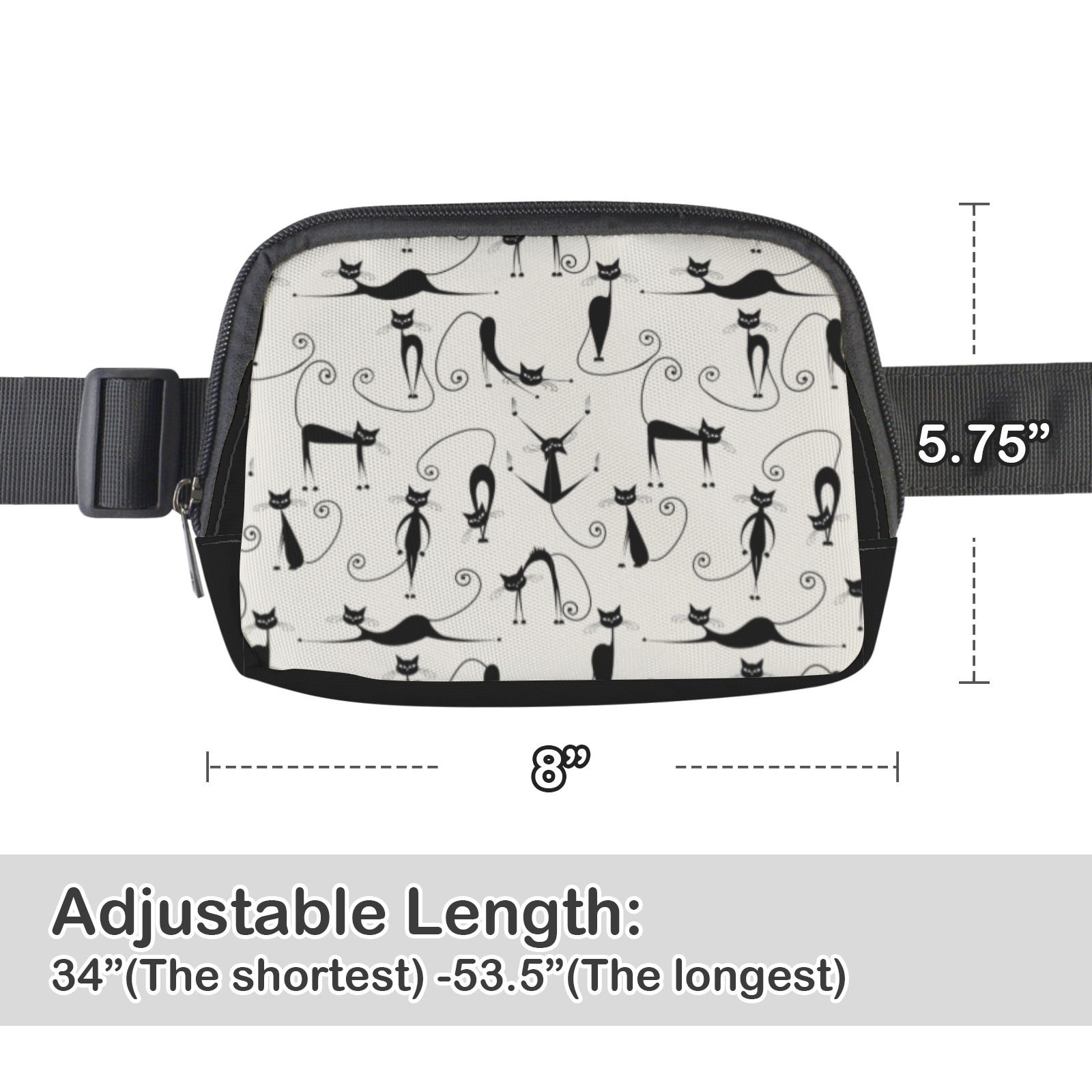 Hooligan Chest Pack Belt Bag-Small (Model 1744) - Image 2