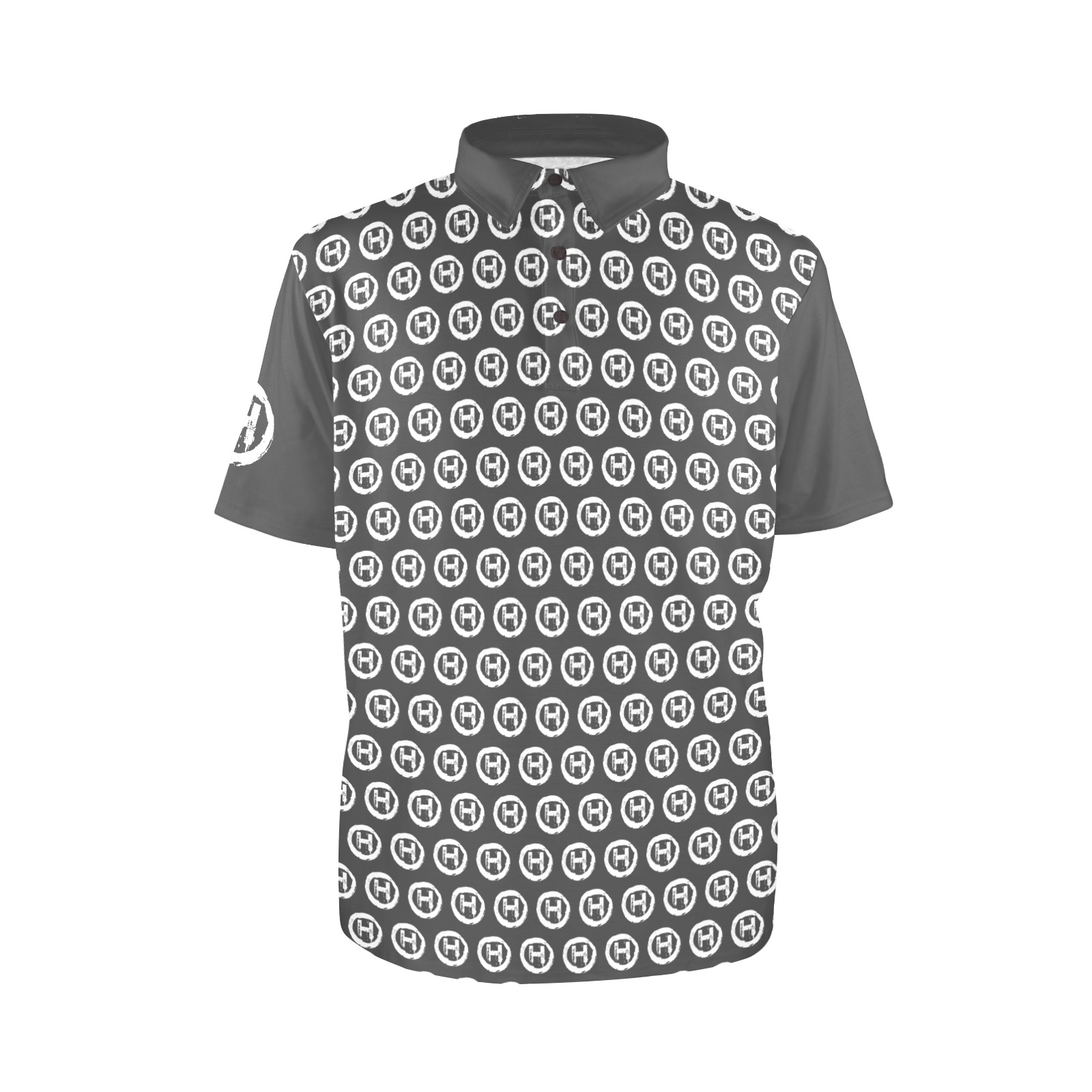 Hooligan Golf-Tee Men's All Over Print Polo Shirt (Model T55) - Image 4