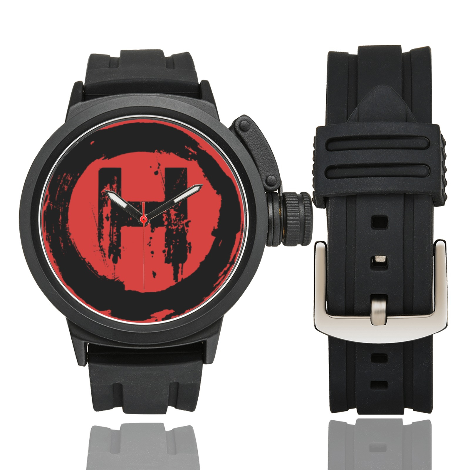 Mens H-Sport Watch (Red)