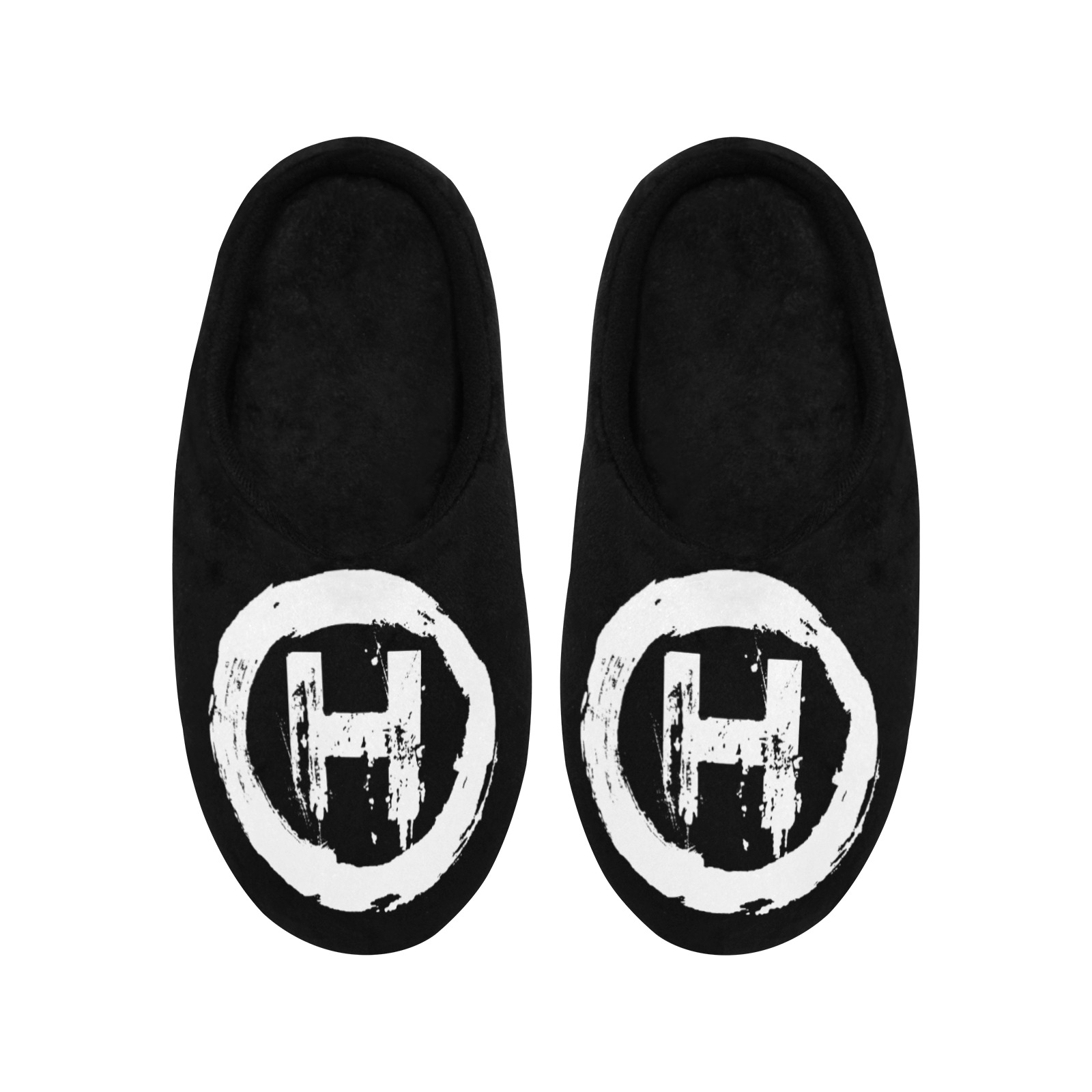 H Mens Slippers Men's Non-Slip Cotton Slippers (Model 0602) - Image 4