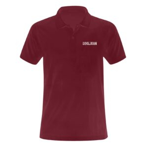 Hooligan Polo (Red/White) Men's Polo Shirt (Model T24)