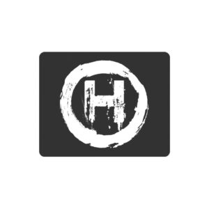 H Mouse Pad Square (Black) Rectangle Mousepad