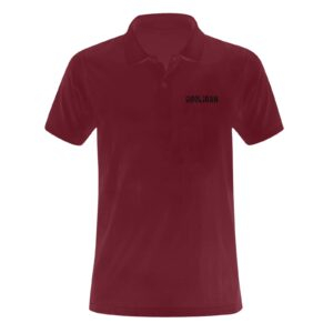 Hooligan Polo (Red/Black) Men's Polo Shirt (Model T24)