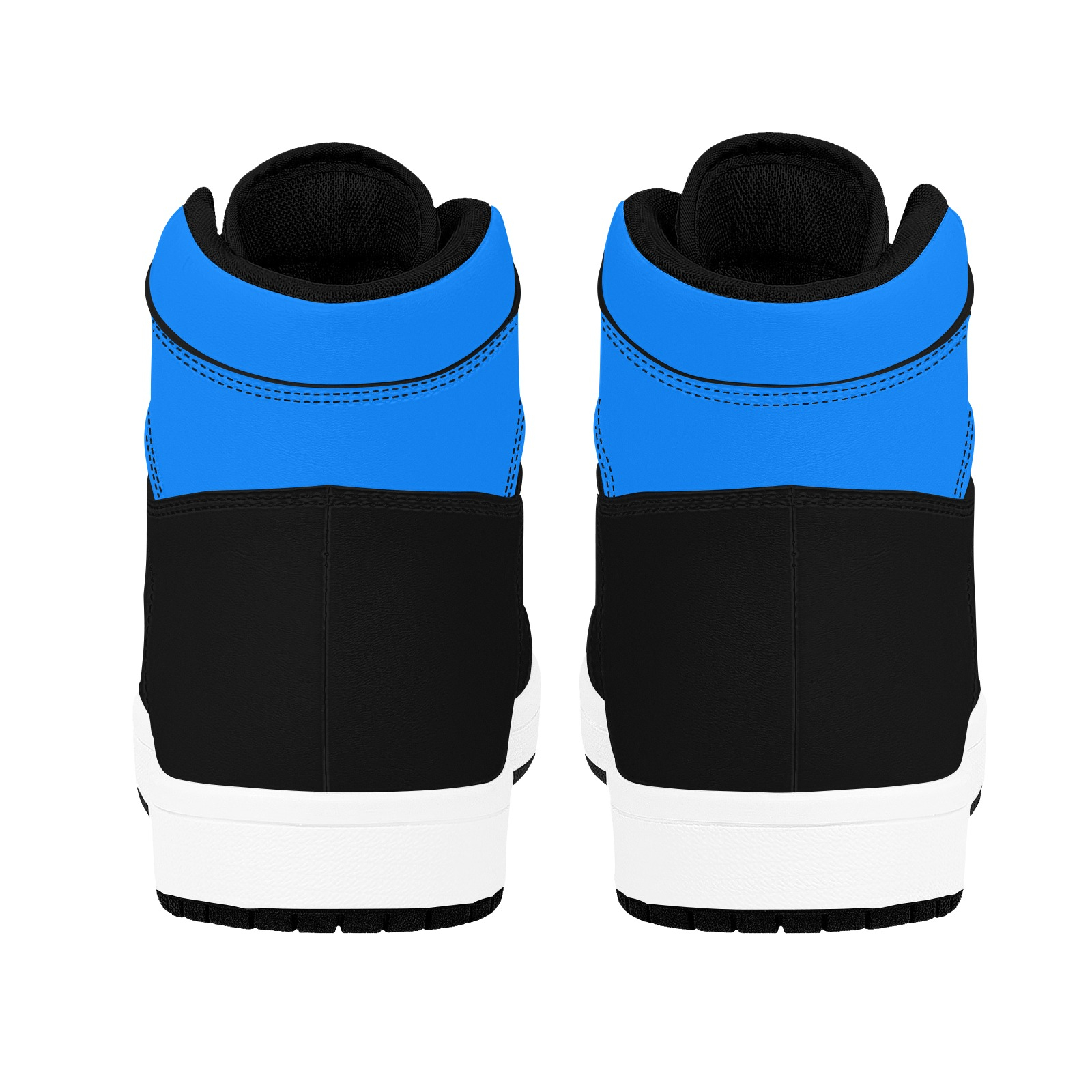 Hooligan High tops (Black/Blue) Men's High Top Sneakers (Model 20042) - Image 6