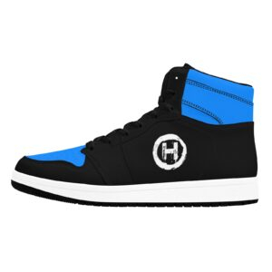 Hooligan High tops (Black/Blue) Men's High Top Sneakers (Model 20042)